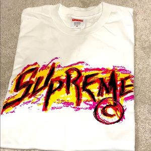 Authentic Brand New Supreme White Tee